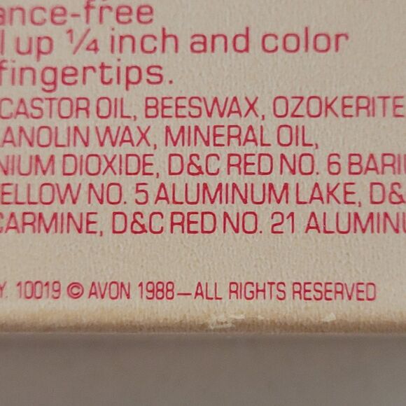 Avon Blush Sticks Natural Radiance Moon Roses 1988 Vintage New w Box READ - Picture 12 of 13